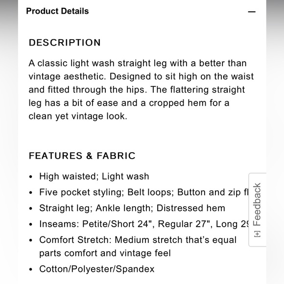 NWT Express High Waisted Light Wash Straight Ankle Jeans - Picture 3 of 5